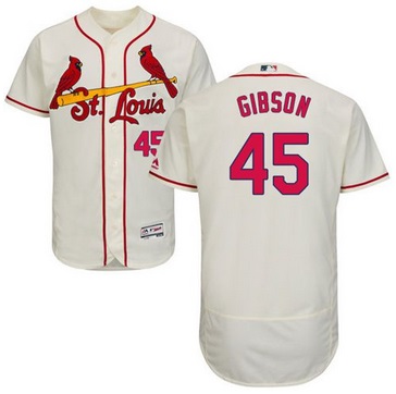 St.Louis Cardinals #45 Bob Gibson Cream 2016 Flexbase Collection Stitched Baseball Jersey DingZhi,We sell and wholesale St.Louis Cardinals #45 Bob Gibson Cream 2016 Flexbase Collection Stitched Baseball Jersey DingZhi on line form chian!